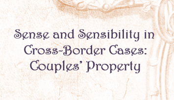 Kviečiame dalyvauti konferencijoje „Sense and Sensibility in Cross-Border Cases: Couples’ Property“
