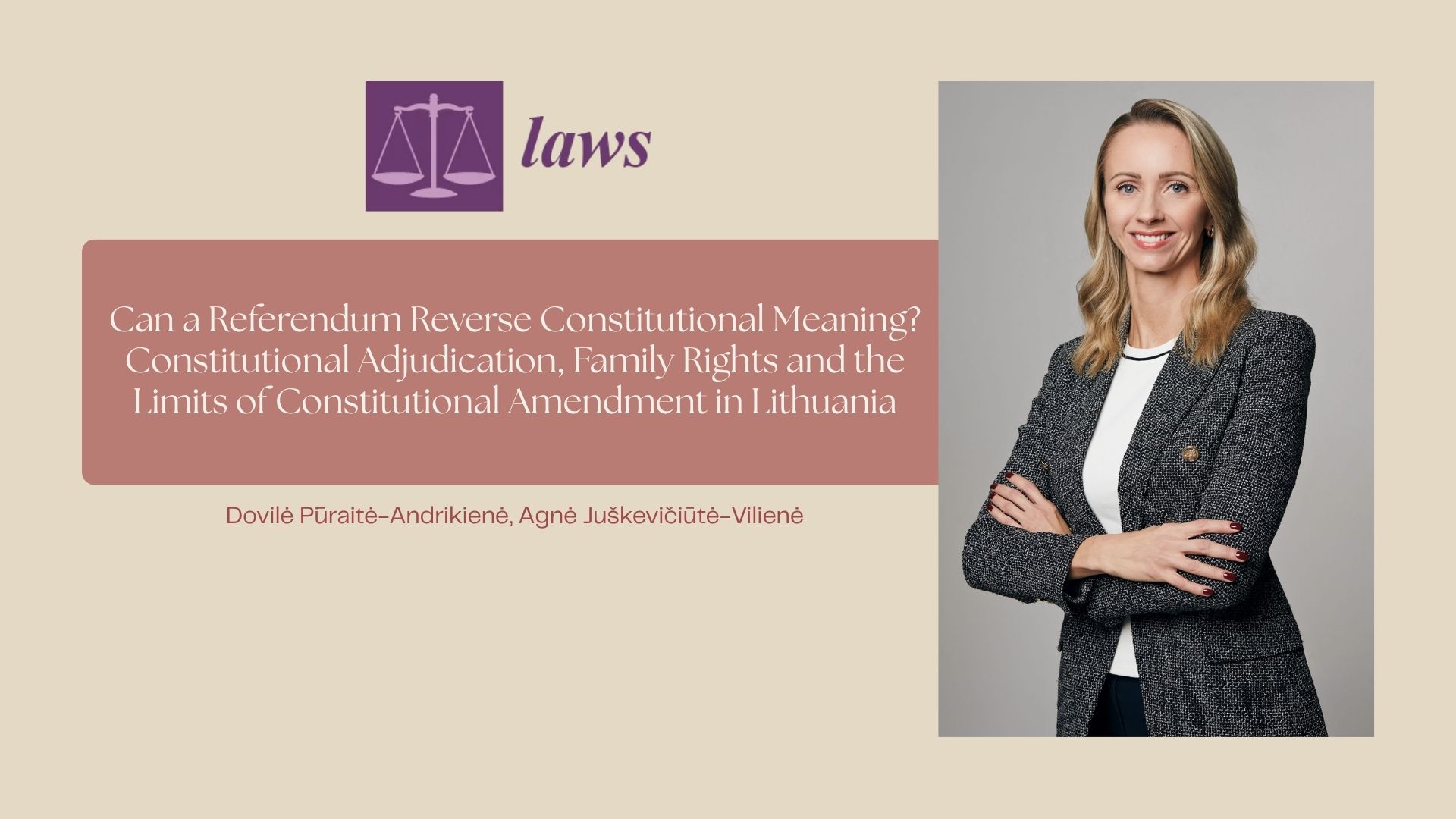 LSMC Teisės instituto mokslininkių straipsnis apie referendumo iniciatyvą ir konstitucinę šeimos sampratą